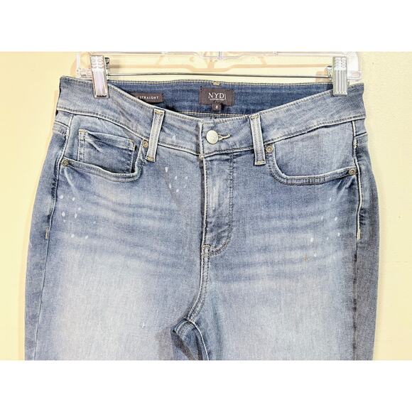 NYDJ Women's Marilyn Straight Ankle Jeans Lift Tuck Technology Jeans Size 8 - Picture 3 of 7